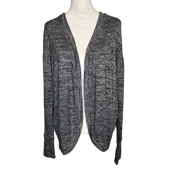 Athleta dark heather gray long sleeve knit cardigan size XXS - Picture 1 of 11